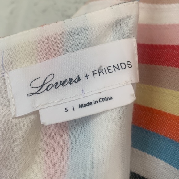 Lovers and Friends Keyhole Front Tie Mini Dress Size Small - Picture 7 of 7